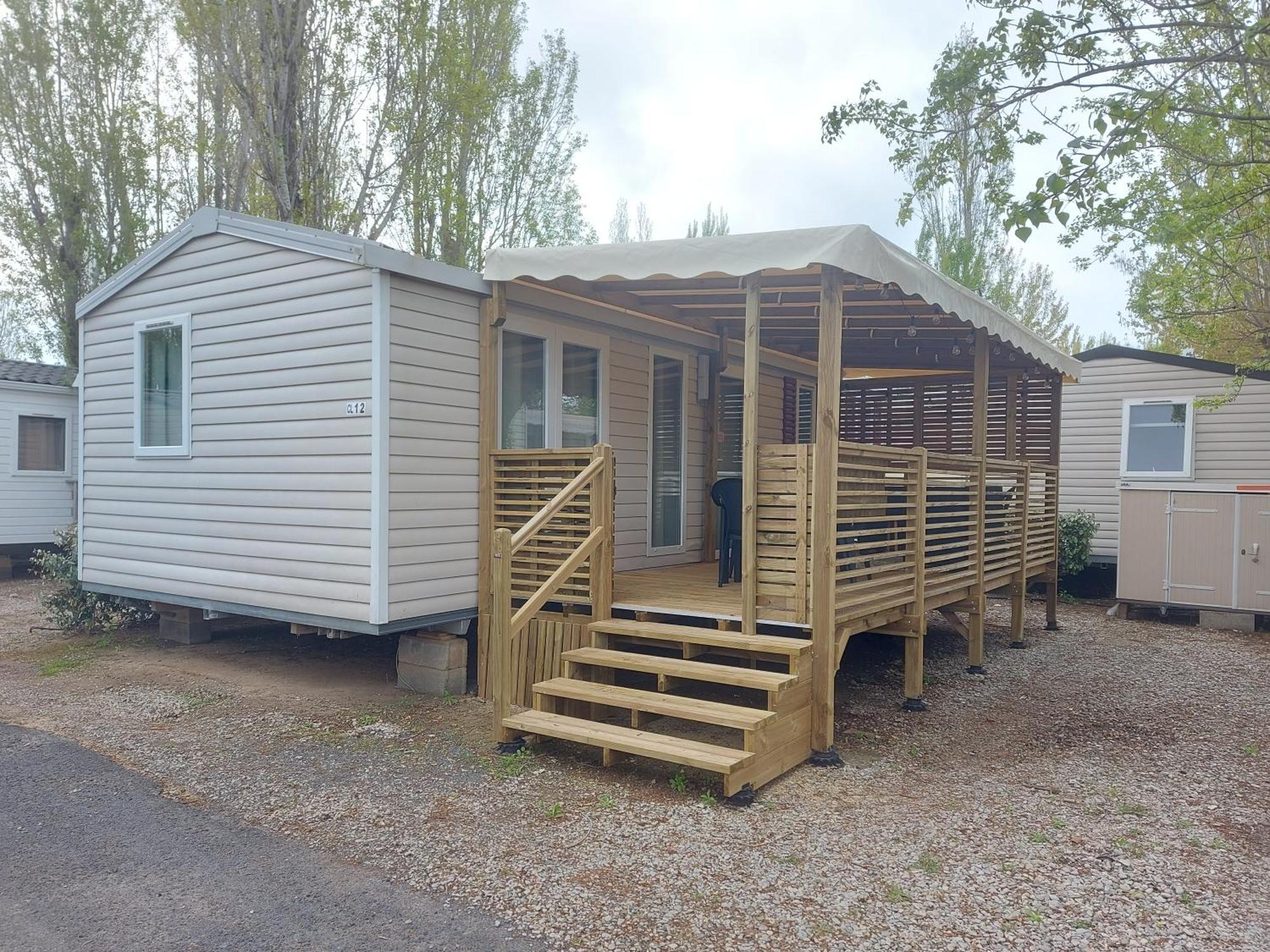 Mobilhome La Carabasse **** Vias Buitenkant foto